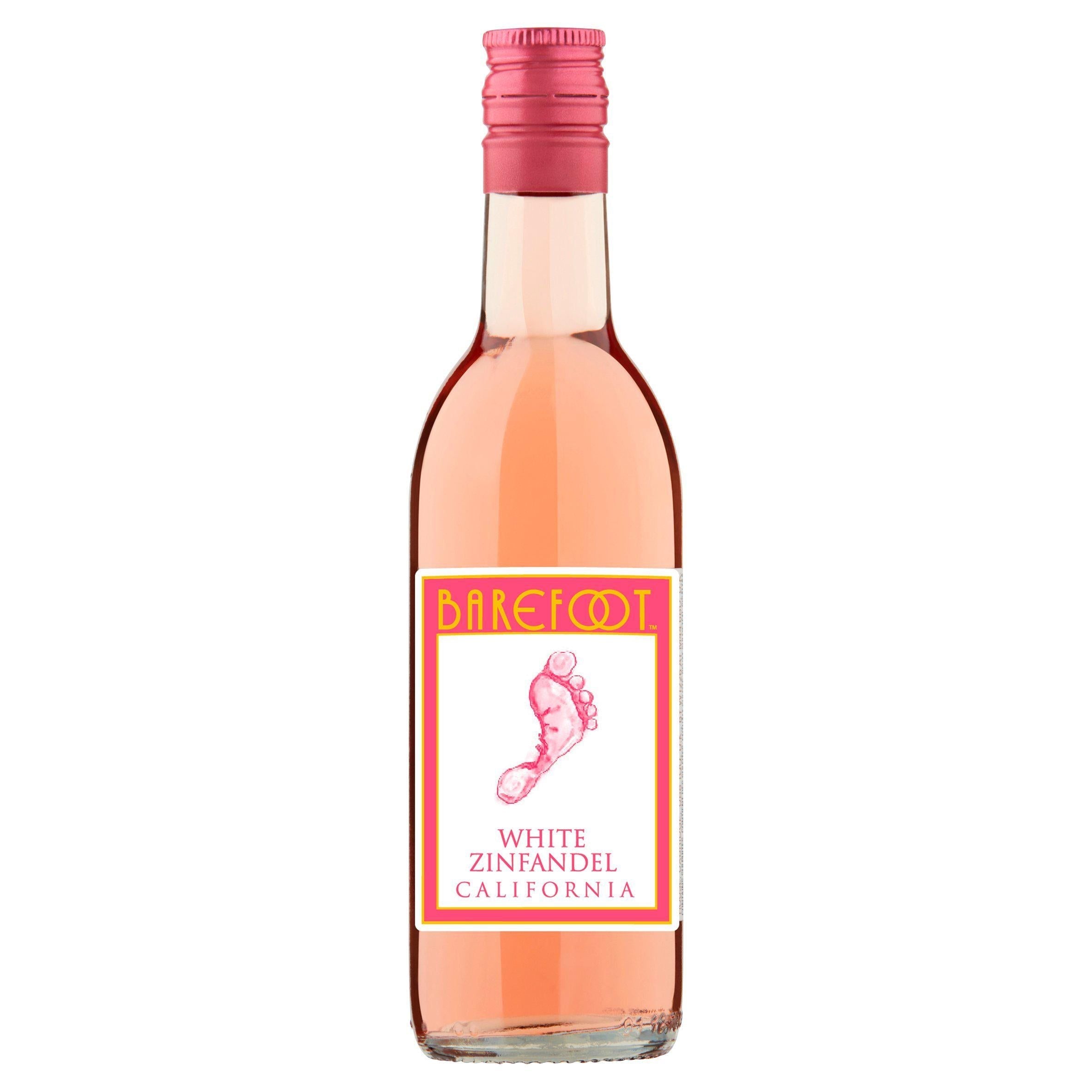 Barefoot White Zinfandel Rosé Wine 18.7cl - McGrocer