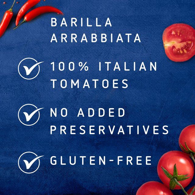 Barilla Arrabbiata Tomato & Chilli Pasta Sauce   400g - McGrocer