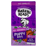 Barking Heads All Hounder Puppy Days Turkey Dry Dog Food   2kg - McGrocer