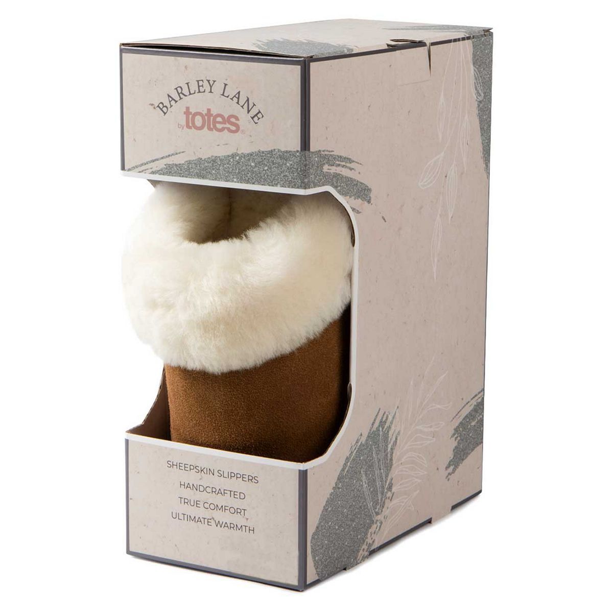 Barley Lane by Totes Sheepskin Slippers (Size 6-8) - McGrocer