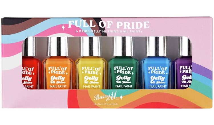 Barry M Cosmetics Pride Nail Paints Gift Set - Pack of 6 - McGrocer
