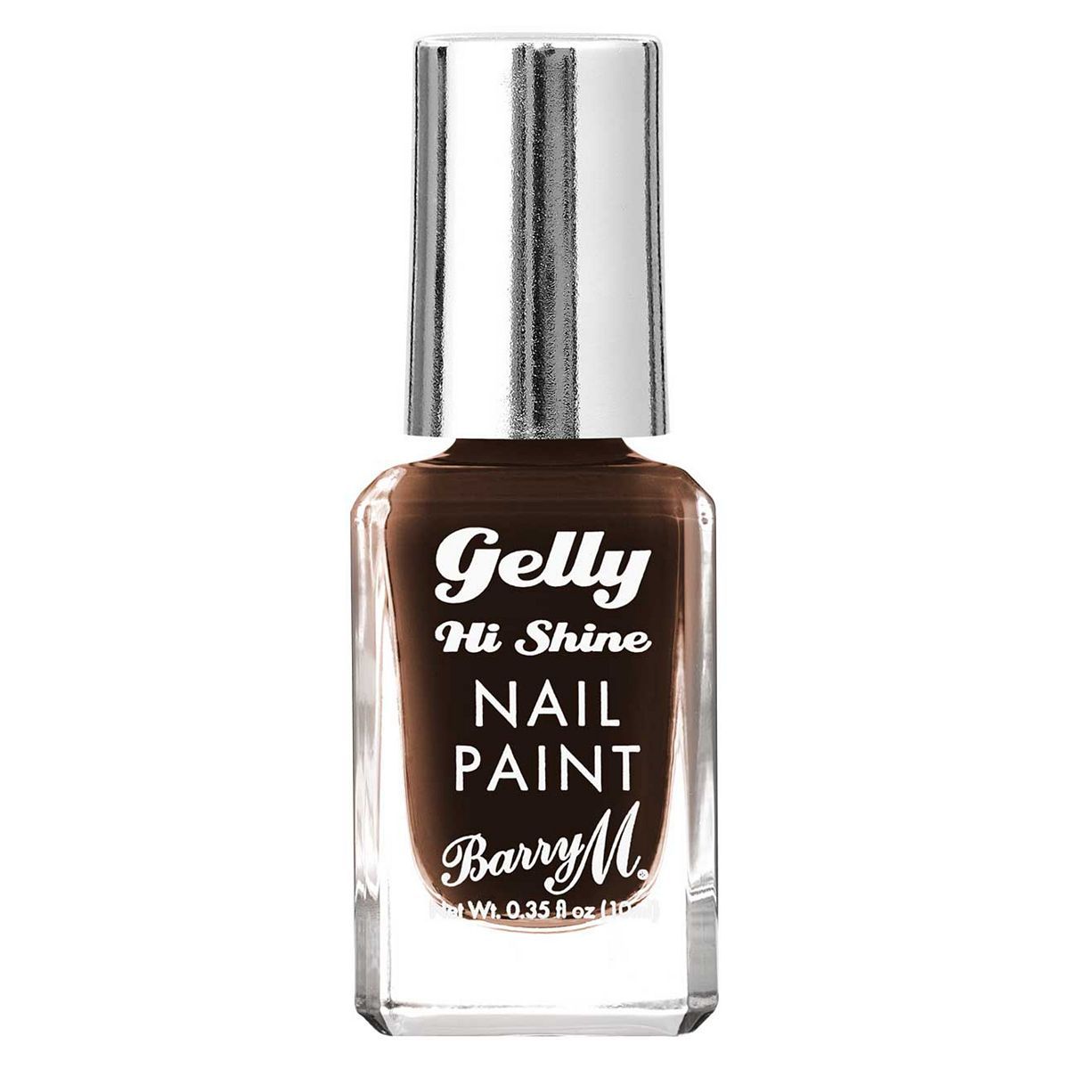 Barry M gelly hi shine nail paint espresso 10ml - McGrocer