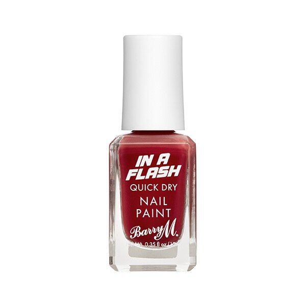 Barry M In A Flash Quick Dry Nail Paint - Red Race - McGrocer
