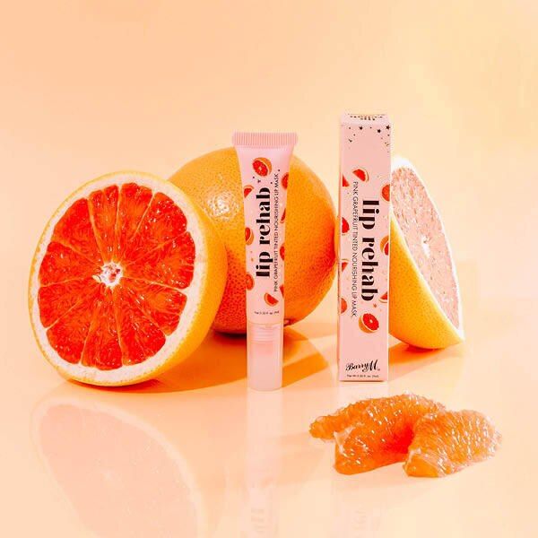 Barry M Lip Rehab Pink Grapefruit Tinted Nourishing Lip Mask - McGrocer
