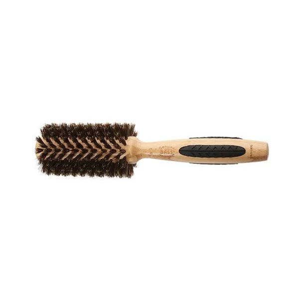 BASS - Straighten and Curl Round Brush - Bamboo - Medium - McGrocer
