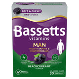 Bassetts Vitamins Man Multivitamins & Multiminerals Blackcurrant Flavour Pastilles x30 - McGrocer