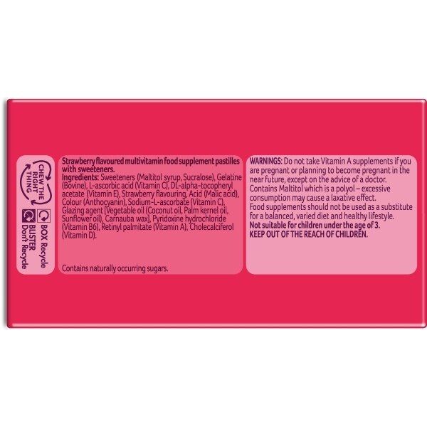 Bassetts Vitamins Multivitamins Strawberry 3-6 Years 60s - McGrocer