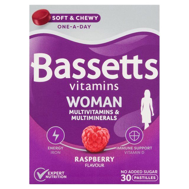 Bassetts Vitamins Woman Multivitamins & Multimineral Raspberry Flavour   30 per pack - McGrocer