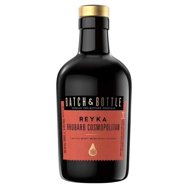 Batch & Bottle Reyka Vodka Rhubarb Cosmopolitan Ready to Drink Cocktail   50cl - McGrocer
