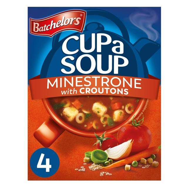 Batchelors Minestrone Cup A Soup   4 x 23.5g - McGrocer