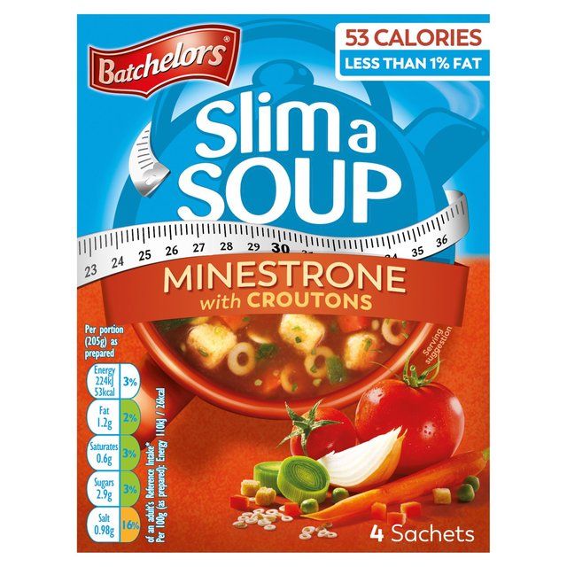 Batchelors Slim A Soup Minestrone   4 x 15g - McGrocer