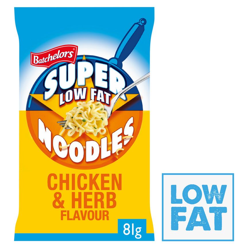 Batchelors Super Noodles Low Fat Chicken & Herb Flavour Noodle Block - McGrocer