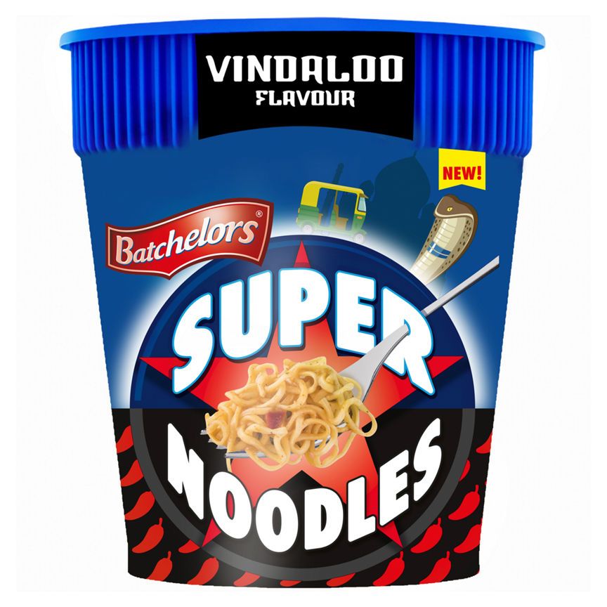 Batchelors Super Noodles Vindaloo Flavour - McGrocer