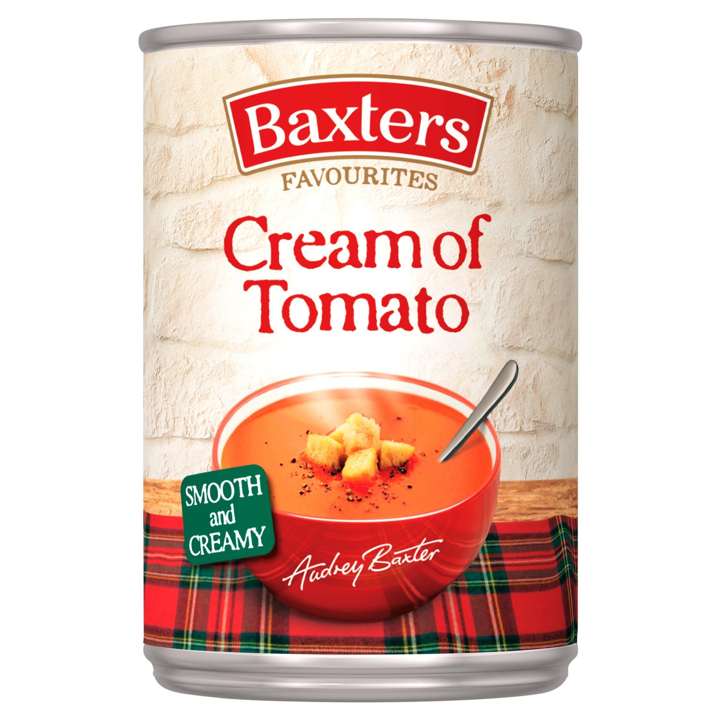 Baxters Favourites, Cream Of Tomato Soup 400g - McGrocer