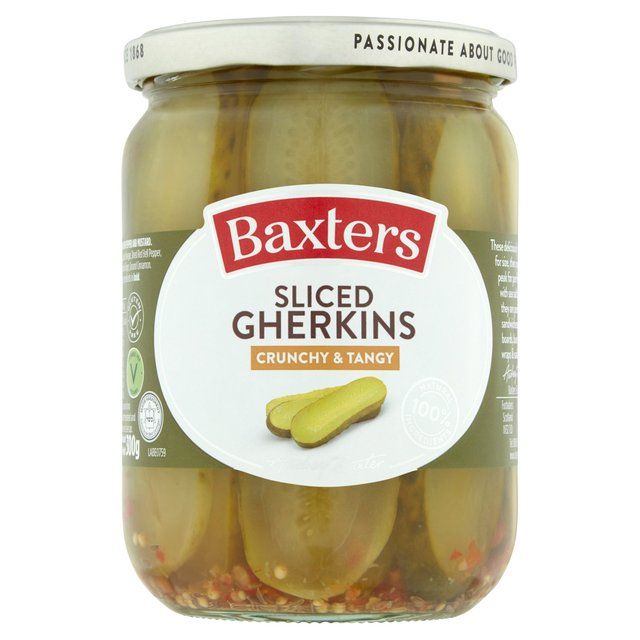 Baxters Sliced Tangy Gherkins   540g - McGrocer