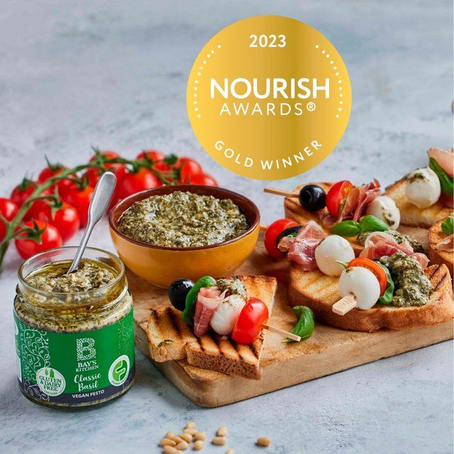 Bay's Kitchen Classic Basil Vegan Pesto   190g - McGrocer