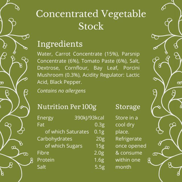 Bay's Kitchen Concentrated Vegetable Stock   200g - McGrocer