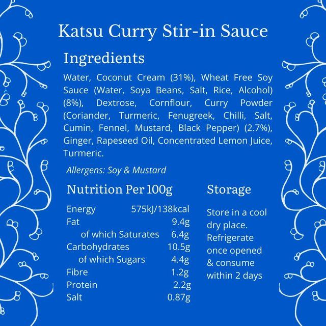 Bay's Kitchen Katsu Curry Stir-in Sauce   260g - McGrocer