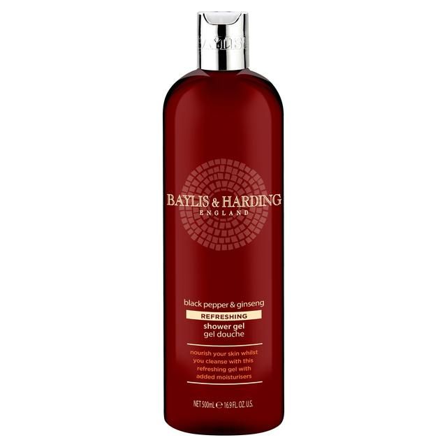 Baylis & Harding Black Pepper Moisturising Shower Gel   500ml - McGrocer