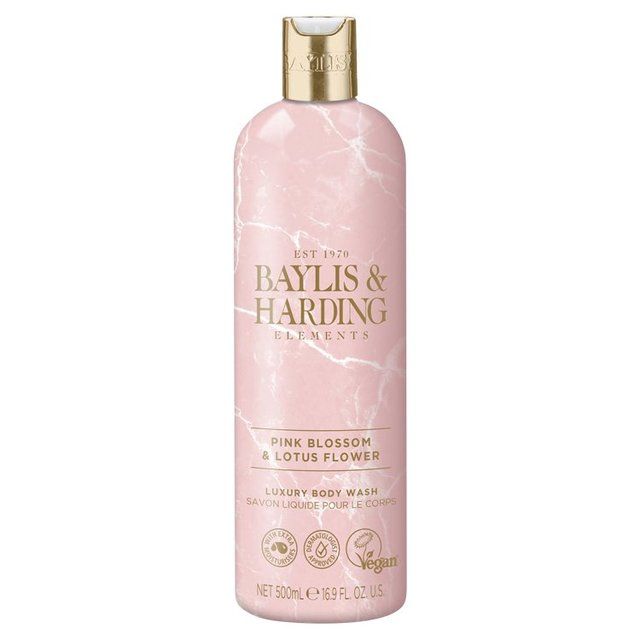 Baylis & Harding Elements Body Wash - Pink Blossom & Lotus Flower   500ml - McGrocer