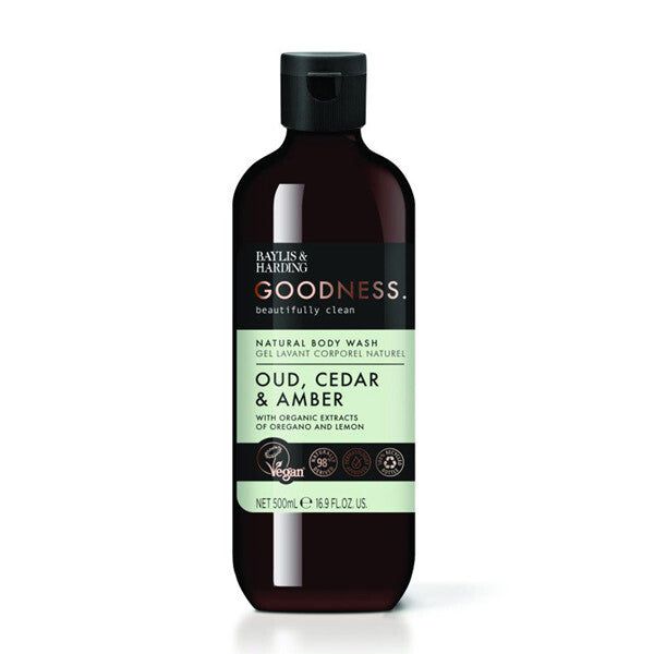 Baylis & Harding Goodness Oud, Cedar & Amber Body Wash - McGrocer