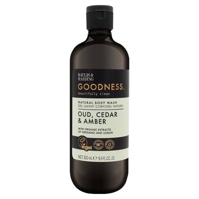 Baylis & Harding Goodness Oud Cedar & Amber Body Wash   500ml - McGrocer