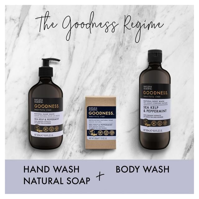 Baylis & Harding Goodness Sea Kelp & Peppermint Hand Wash   500ml - McGrocer