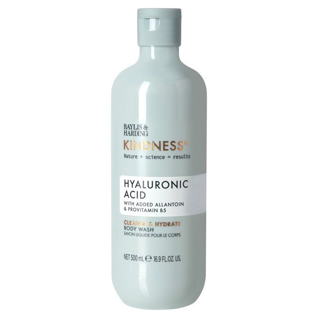 Baylis & Harding Kindness+ Hyaluronic Acid Moisture & Hydrate Body Wash   500ml - McGrocer