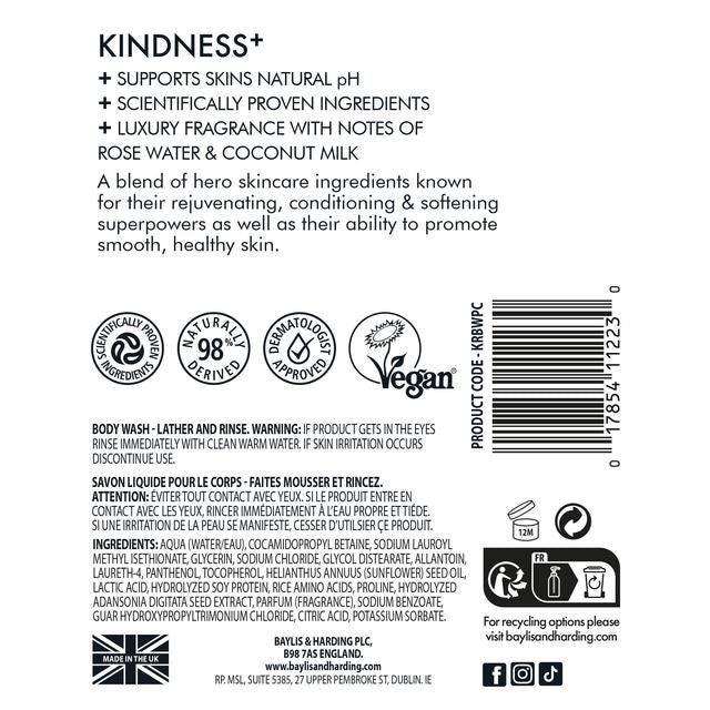 Baylis & Harding Kindness+ Plant Collagen Age Defy Body Wash   500ml - McGrocer