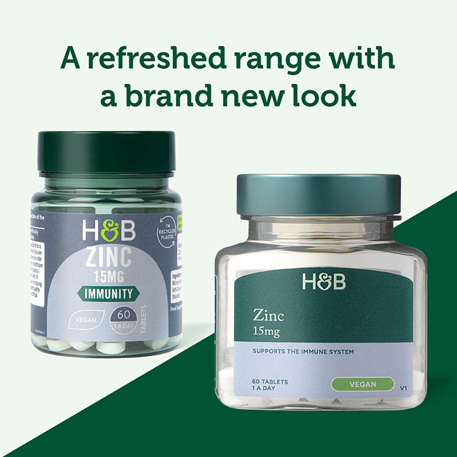 Holland & Barrett Zinc 15mg 60 Tablets - 999099