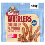 Bakers Whirlers Bacon and Cheese Dog Treats   450g - McGrocer