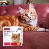 Beaphar WORMclear Worming Spot-On for Cats   6 per pack - McGrocer