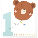 Bear 1st Birthday Card - McGrocer