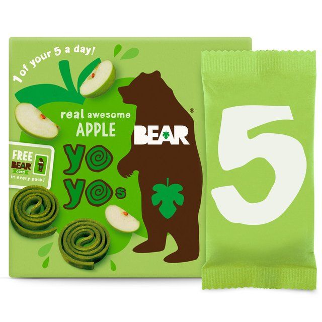 BEAR Fruit Yoyos Apple Multipack   5 x 20g - McGrocer