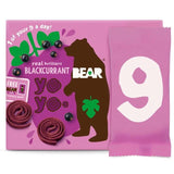 BEAR Fruit Yoyos Blackcurrant Family Pack   9 x 20g - McGrocer