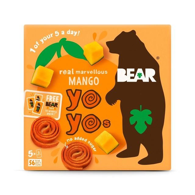 BEAR Fruit Yoyos Mango Multipack   5 x 20g - McGrocer