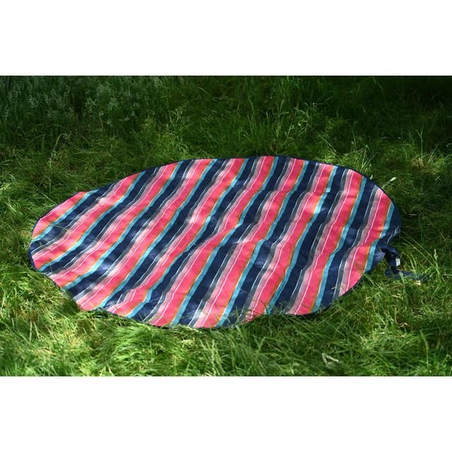 Beau & Elliot Confetti Round Picnic Blanket Stripe 142x142cm - McGrocer
