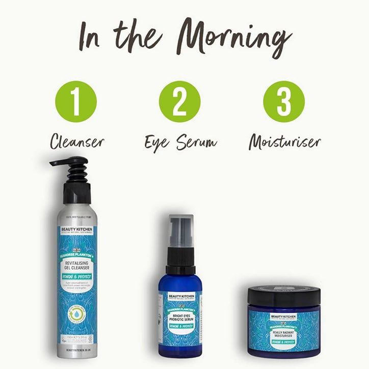 Beauty Kitchen Seahorse Plankton Revitalising Gel Cleanser (150ml) - McGrocer