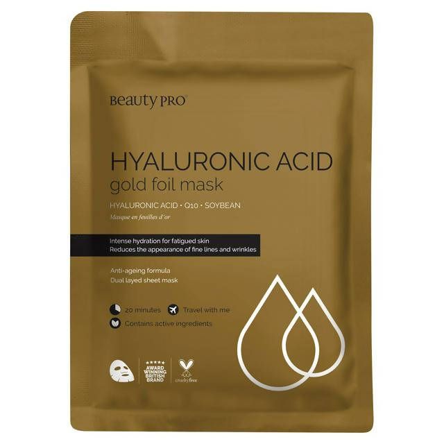 BeautyPro Hyaluronic Acid Hydrating Facial Sheet Mask 25ml - McGrocer