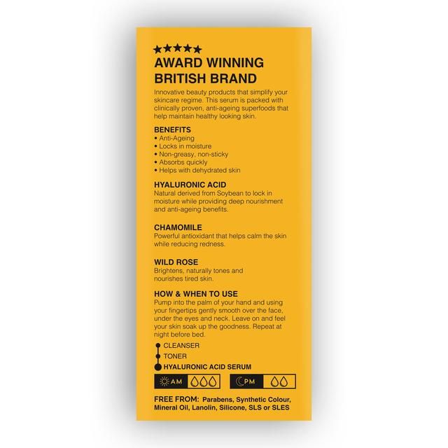 BeautyPro HYDRATING 2% Hyaluronic Acid Daily Serum   30ml - McGrocer