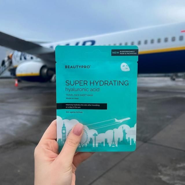 BEAUTYPRO Super Hydrating Hyaluronic Acid Travel Face Sheet Mask   30ml - McGrocer