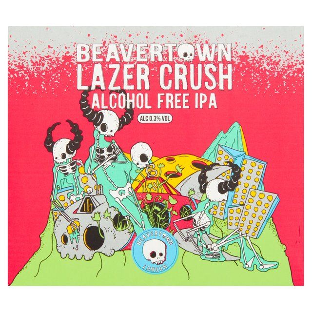 Beavertown Lazer Crush Alcohol Free IPA 0.3%   4 x 330ml - McGrocer