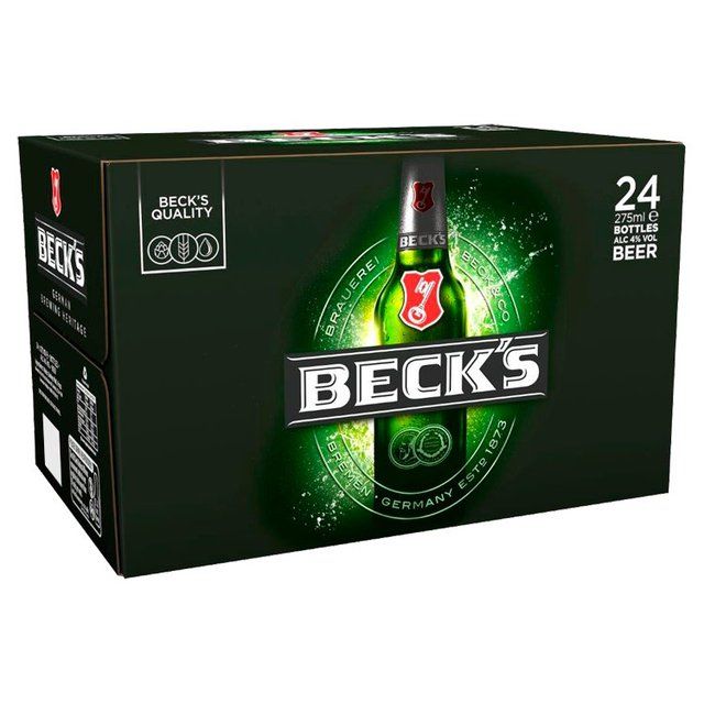 Beck's German Pilsner Beer Bottle   24 x 275ml - McGrocer