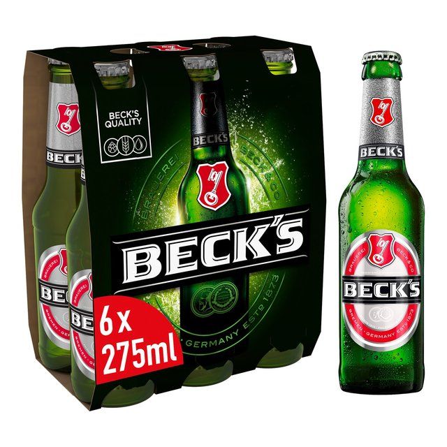 Beck's German Pilsner Beer Bottles   6 x 275ml - McGrocer