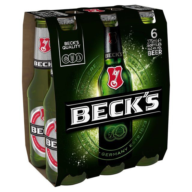Beck's German Pilsner Beer Bottles   6 x 275ml - McGrocer