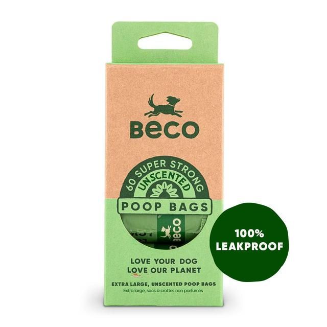 Beco Dog Poop Bags Unscented    60 per pack - McGrocer