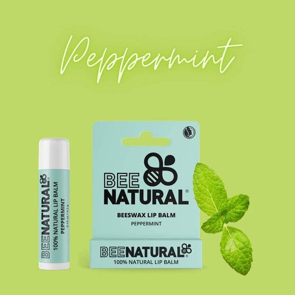 Bee Natural Lip Balm -  Peppermint - McGrocer