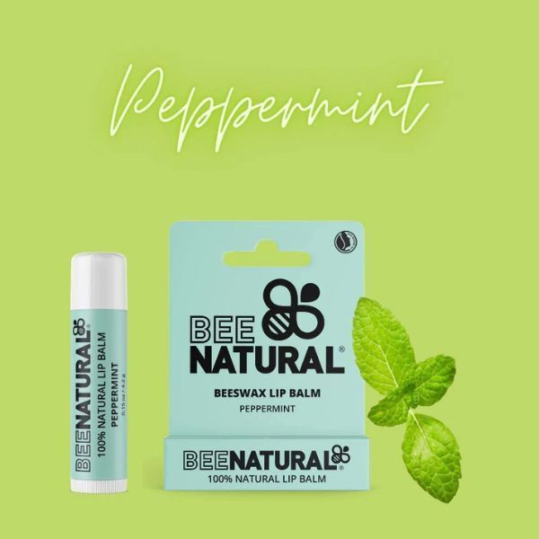 Bee Natural Lip Balm -  Peppermint - McGrocer