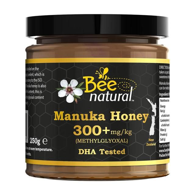 Bee Natural Manuka Honey 300+mg/kg Methylglyoxal   250g - McGrocer