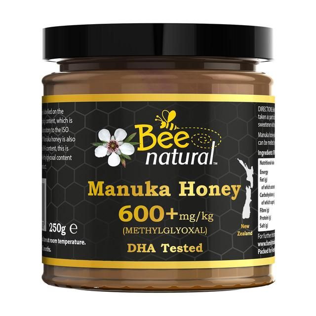 Bee Natural Manuka Honey 600+mg/kg Methylglyoxal   250g - McGrocer